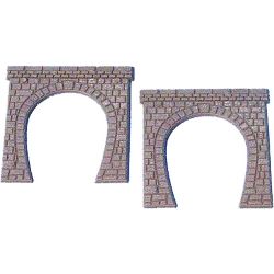 3123 Tunnelportale eingleisig (2 Stück)