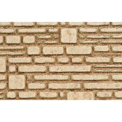 70012 behauene Natursteinmauer, 28 x 14cm, 2 Stück