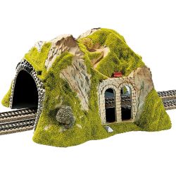 02430 Tunnel, 2-gleisig, gerade, 30x28x17 cm