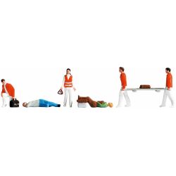 15094 Sanitäter, 6 Figuren + Zubehör
