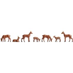 15740 Rehe, 7 Figuren