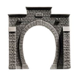 34851 Tunnel-Portal 1gl. Steinmauer, 7,9 x 7,6 cm