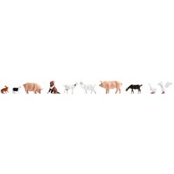 36711 Tiere auf dem Bauernhof, 10 Figuren