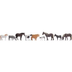 36713 Tiere auf dem Bauernhof, 9 Figuren