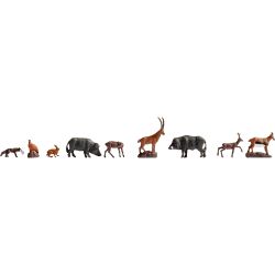 36745 Waldtiere, 9 Figuren