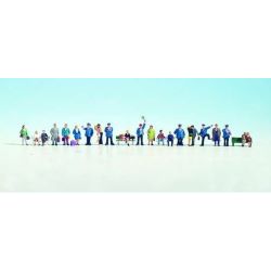 37105 XL Set Auf dem Bahnsteig, 24 Figuren