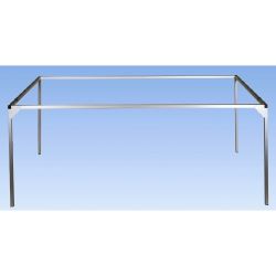 62550 Alu-Zargensystem, 250 x 140 cm