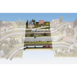 80340 Heidelberg, Strecken-Modul, 60 x 80 cm
