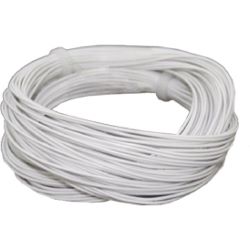 51940 Hochflexibles Kabel, 10 m, Durchmesser 0,5mm (weiß)