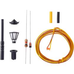 6620 Parklaterne, mit LED warmweiß (Bausatz)