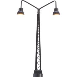 83011 Gittermastbogenleuchte, 2-fach, Stecksockel mit LED