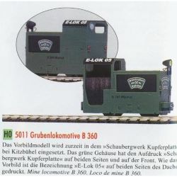 5011 Grubenbahn Lokomotive B360 (grün)