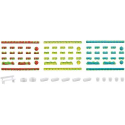 38141 Deko-Set Blumenkübel und Gartenausstattung