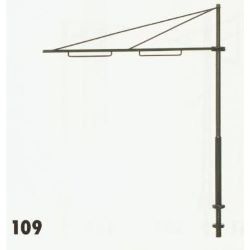 109 Straßenbahnmast mit Doppelausleger