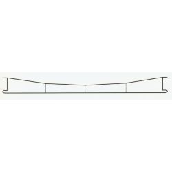 160 Fahrdraht verkupfert, 0,7 x 500mm (5 Stück)
