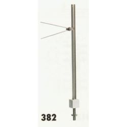 382 Abzugmast ohne Ausleger, Neusilber