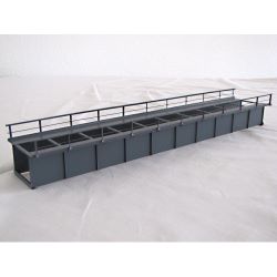 12250 Blechträgerbrücke · 36 cm , T 36, grau
