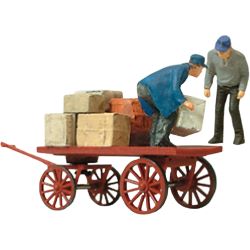 28084 Verladearbeiter mit Karre