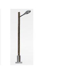 8734 Lampe mit Holzmast