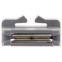 396942 Bettungsgleis halber Schienenverbinder (grau)