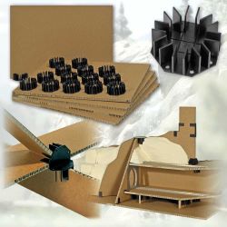 7206 Geländebau-Stecksystem mit Wabenplatten