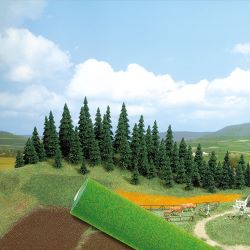 7230 Gelände-Teppich dunkelgrün, 200 x 80 cm