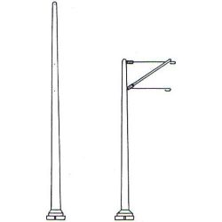 OH 301 - 10 Streckenmaste, kurzer Ausleger