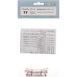 OT 114 - 10 Fahrdrähte 1/2, 57mm