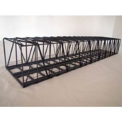 11510 Lange Kastenbrücke 2-gleisig, K 63R-2, grau