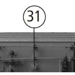 Roco 123157 Trafoentlüftung RAL 7004