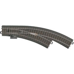 24672 C-Gleis Bogenweiche rechts, R1 = Radius 360 mm/30° (1 Stück)