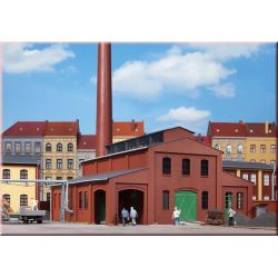 11431 Heizhaus mit Schornstein