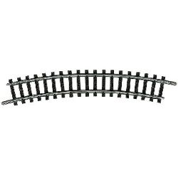 14924 Gebogenes Gleis R2 = 228,2 mm, 24° (1 Stück)