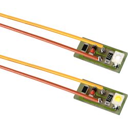 6007 Hausbeleuchtung mit 1 LED, gelb 10 Stück