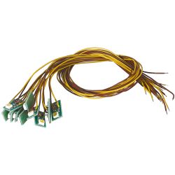 6008 Hausbeleuchtung mit 1 LED, weiß 10 Stück