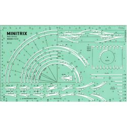 66600 Minitrix-Gleisplan-Schablone