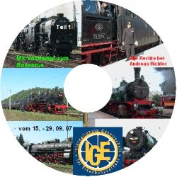 Mit Volldampf zum Bosporus 3 DVD  15.-29.09.07