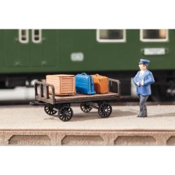 14311 Gepäckwagen, 2 St., 3,2x1,4 cm, 1,4 cm hoch