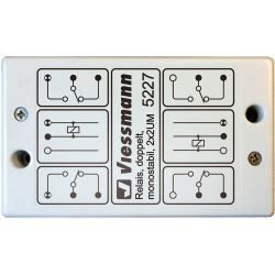 5227 Relais, doppelt, monostabil, 2x2UM