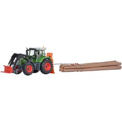 12246 Fendt mit Frontpolderschild und Doppeltrommelwinde