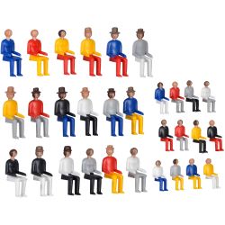 38114 Deko-Set Sitzende Figuren