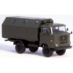 124057 IFA W50LA,  Bautruppwagen und Anhänger