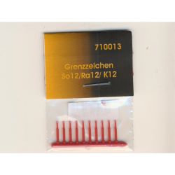 710013  Grenzzeichen So12/Ra12/K12 rot-weiß