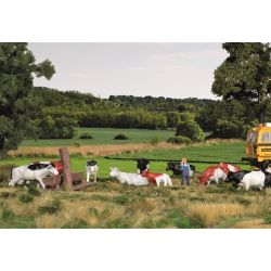 38152 Deko-Set Kühe, 12 Stück