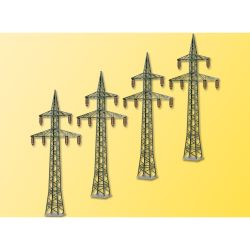 38533 Deko-Set Strommasten, 4 Stück
