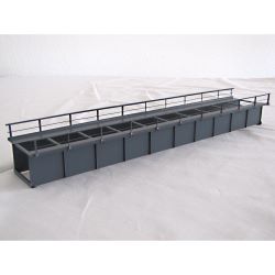 12252 Blechträgerbrücke 36cm, grün