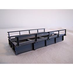 25051 Blechträgerbrücke 8,5cm zweigleisig, blau