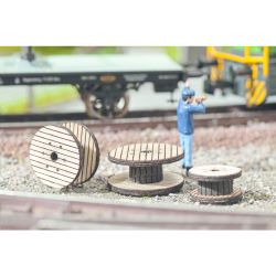 14638 Kabelrollen, 3er-Set