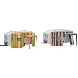 45145 H0 Campingwagen, 2 Stück