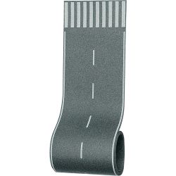 46021 H0 Straßenfolie mit Zebrastreifen